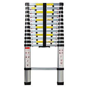 OxGord 12.5 Feet Extendable Aluminum Telescopic Extension Ladder -Ships Same/Next Day!