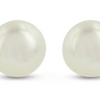Freshwater Pearl Button Earrings - Ships Same/Next Day!