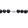 11MM Black Freshwater Cultured Pearl Necklace - Ships Same/Next Day!