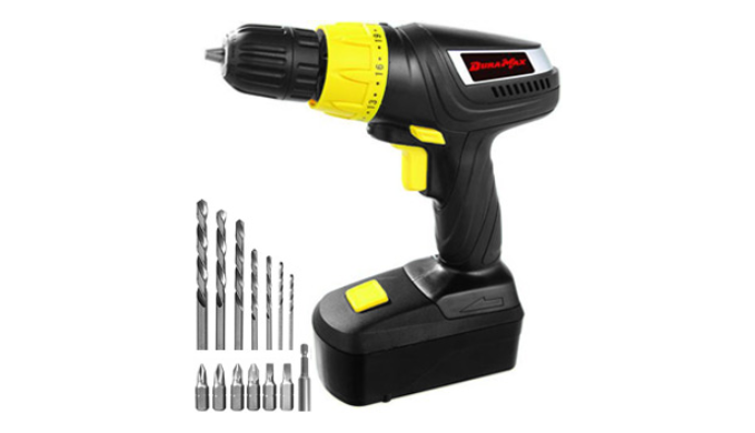 Duramax 19.2V Cordless Drill/Driver + 13 Pc Bit Kit - Ships Same/Next Day!