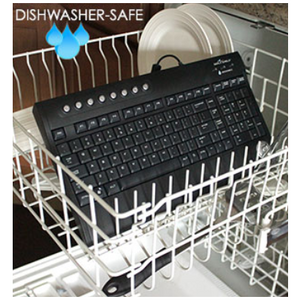 Seal Shield Spillproof Multimedia Keyboard - Water Resistant & Rugged - Ships Same/Next Day!