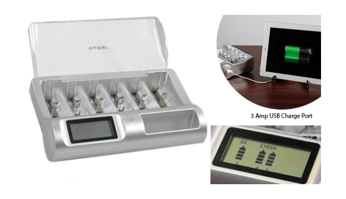 Renu-It Deluxe Battery Charger - Recharge ANY Battery (Assorted Color) - Ships Same/Next Day!
