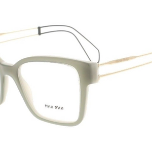 MIU MIU Mint Squared RX Eyeglasses (VMU02P USK-1O1) - Ships Same/Next Day!
