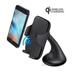 Universal Qi Wireless Charger Car Mount - Charge Wirlessly On The Go - Ships Same/Next Day!