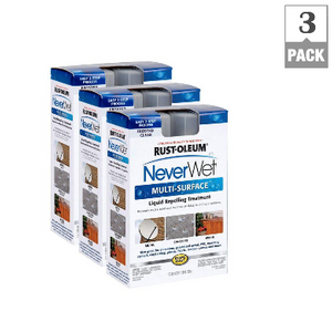3 Pack: Rust-Oleum NeverWet Multi-Purpose Spray Kit - Repels Water, Mud, Ice & More - Ships Same/Next Day!