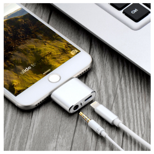 2 Pack: 4-In-1 iOS Audio Charger Adapter - Ships Same/Next Day!