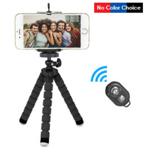 Flexible Selfie Tripod Kit + Bluetooth Pic Button - Ships Next Day!