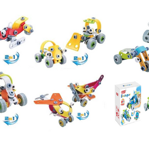 6 Pack Holiday Bundle: 2-in-1 Fun & Educational STEM Building Toys - Ships Next Day!