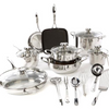 Wolfgang Puck Bistro Elite 19-piece Stainless Steel Cookware Set - Ships Next Day!