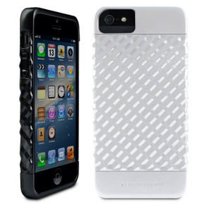 2 Pack: Marware Revolution Hard Smartphone Case For iPhone SE, 5, 5S (Black & White) - Ships Next Day!