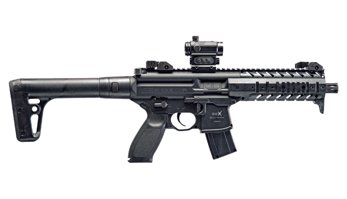 Price Drop: Sig Sauer MPX .177 Cal Co2 Powered (30 Rounds) SIG20R Red Dot Air Rifle!