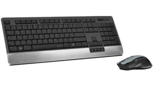 Lucidis Comfort Deskset: Wireless Keyboard & Cordless Mouse (Manufacturer Refurbished) - Ships Next Day!