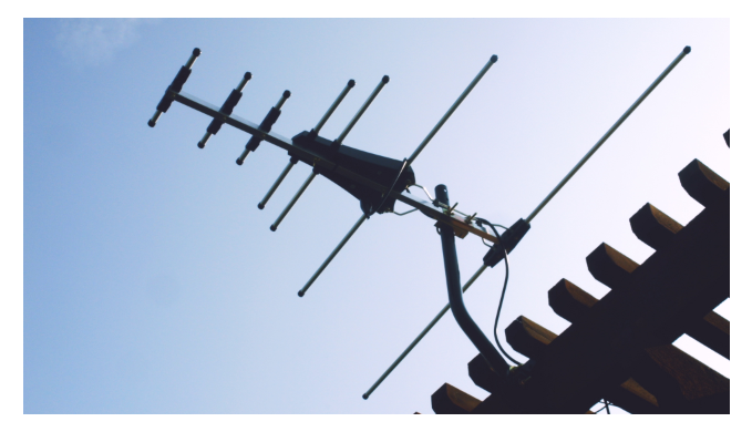 GE Pro Outdoor Yagi TV Antenna with Mount (Manufacturer Refurbished) - America's #1 Antenna Brand - Ships Next Day!