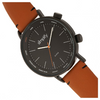 Simplify The 3300 Leather-Band Watch - Orange/Black - Ships Next Business Day!