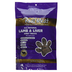 Pack of 3: Real Meat Lamb Liver Jerky Dog Treats (12 oz. Each - 36 oz Total) - Ships Next Day!