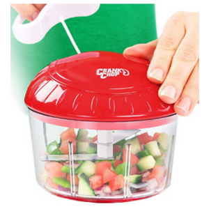 Crank Chop Food Chopper + Food Topper Bundle - Ships Next Day!