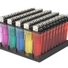 Box of 50: Neon Premium Disposable Butane Full Size Cigarette Lighters - ships Next Day!