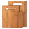 3 Piece Set: Bamboo Cutting Chopping Boards - Ships Next Day!