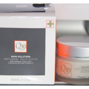 Q10 Skin Solution Anti-Aging Multi-Active Daily Defense Cream 1.7 Oz.