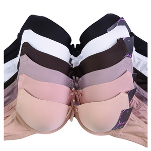 Unibasic Women Full Cup Comfort Bra Set - 6 Pack - Ships Next Day!