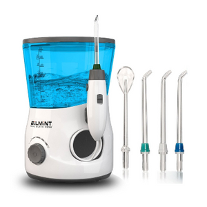 Electric Water Jet Pick Oral Cleansing Flosser + 3 Nozzles, Tongue Scraper & Case - Ships Next Day!