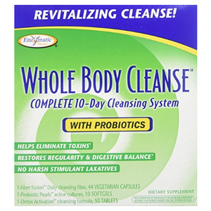 (Recently Expired) Enzymatic Therapy Whole Body 10-Day Cleansing Kit with Probiotics - Eliminiates Toxins & Restores Digestive Balance - Ships Next Day!