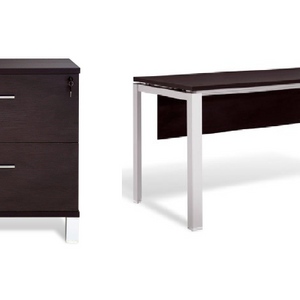 HUGE PRICE DROP: Jesper Office Professional Series Managers Desk w/ built in Power/Internet Ports or Lateral File Cabinet (Local Miami Pick-Up ONLY)