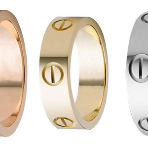 Designer Inspired "LOVE"  Engraved Ring 6MM Titanium Stainless Steel (3 Color Options) - Ships Next Day!