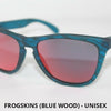 Oakley Store Display Clearance: Sliver Crossrange Conquest And More! Frogskins (Blue Wood) - Unisex