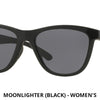 Oakley Store Display Clearance: Sliver Crossrange Conquest And More! Moonlighter (Black) - Womens