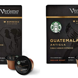 72 Count: Starbucks Verismo Single-Origin Espresso Pods (Medium Roast) - Ships Next Day!