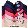 6 Pack: Mechaly Premium Styles Womens Full Cup Plain Bra Set - Ships Next Day! Mix Colors 2 30A