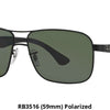Ray-Ban Polarized Sunglasses Liquidation Sale - Ships Next Day! Rb3516 (59Mm)