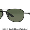 Ray-Ban Polarized Sunglasses Liquidation Sale - Ships Next Day! Rb3519 Black (59Mm)