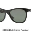 Ray-Ban Polarized Sunglasses Liquidation Sale - Ships Next Day! Rb4184 Black (54Mm)