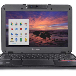HUGE Price Drop: Lenovo N21 11.6" LED Chromebook Bundle w/ Skin & Charger (Certified Refurbished) - Ships Next Day!