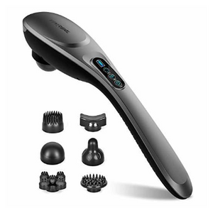 Amazon's Choice: Cordless Back Massager - 6 Interchangeable Nodes, 6 Speeds & 6 Modes - Ships Next Day!