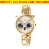 Boum Sagesse Ladies Owl Watch - Ships Next Day! Gold Watches