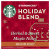 HUGE PRICE DROP: 64 Count - Starbucks Holiday Blend Medium Roast Ground Coffee (Past "Best By" Date) - Ships Next Day!