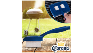 Corona Extra Safe & Efficient Pumice Stone BBQ Grill Scrubber Brush - Ships Next Day!