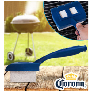 Corona Extra Safe & Efficient Pumice Stone BBQ Grill Scrubber Brush - Ships Next Day!