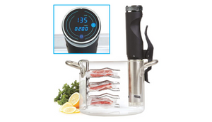 Sous Vide Power Precision Cooker Deluxe with Cooking Rack - Ships Next Day!