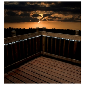 1 or 3 Pack: Solar LED String Rope Lights w/ Stake and Wall Mount - Ships Next Day!
