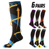 6, 12 or 24 Pairs: Verge Knee-High Sport Compression Socks for Swelling or Bad Blood Circulation