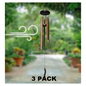 Pack of 3: 29" Outdoor Wind Chime - Ships Next Day!