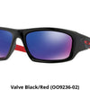 Oakley Valve Sunglasses (Brand New Units) - Ships Next Day! Black/red (Oo9236-02)