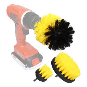 3 Piece Scrubber Power Drill Attachment Set (Bulk Discounts - Ships Next Day!