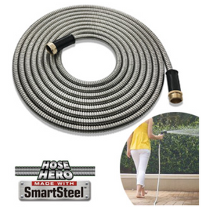 3 Pack: Garden Hose Hero (75' Total)  - Never Burst, Kink, Tangle - Ships Next Day!