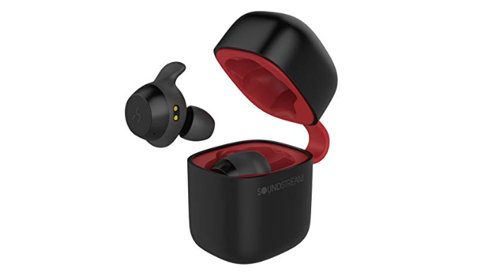 Soundstream H2GO True Wireless Earbud Headphones w/ Qi Charging (Refurbished)
