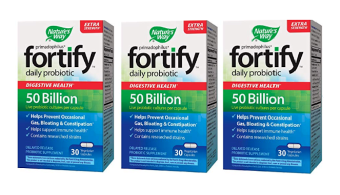 FINAL PRICE DROP: 3 Pk - Nature's Way Primadophilus Fortify Extra Strength Adult Daily Probiotic 50 billion (Recently Expired) - Ships Next Day!